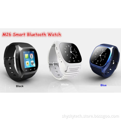 Bluetooth Smart Watch M26 with LED display / Dial / SMS Reminding / Music Player / Android smart watches Smart phone watch